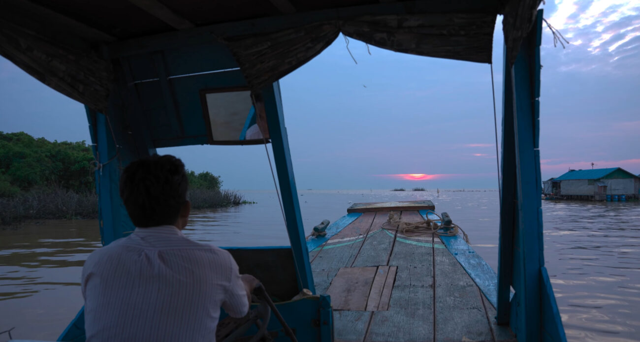Kampong Khleang sunset Floating Village Sunset